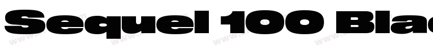 Sequel 100 Black 55字体转换 Sequel 100 Black 55字体转换